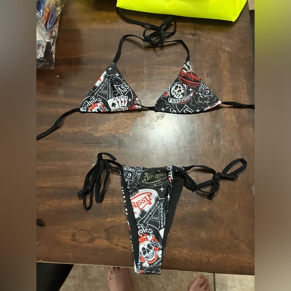 Assholes live forever bikini. - Picture 1 of 2
